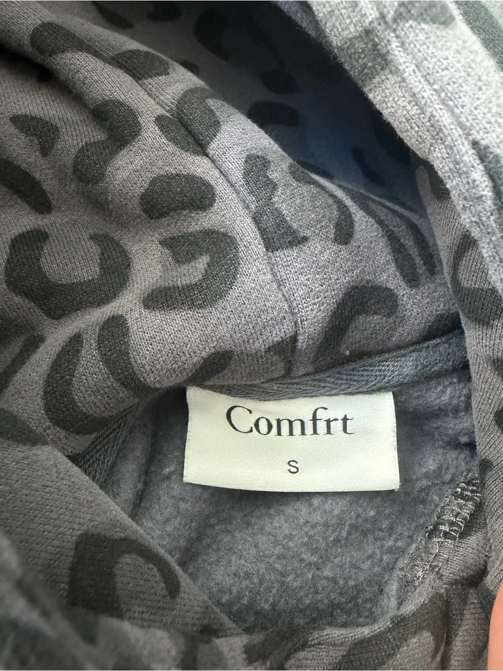 KIDS COMFRT Grey Leopard Print Hoodie & Jogger Set - Cozy Matching Outfit